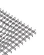 Bandeja Gravity - 20x20 cm - aço inoxidável