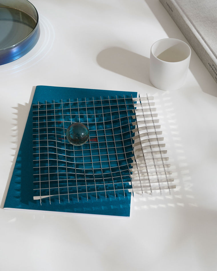 Bandeja Gravity - 20x20 cm - aço inoxidável