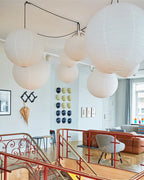 Abajur de papel - Branco Clássico