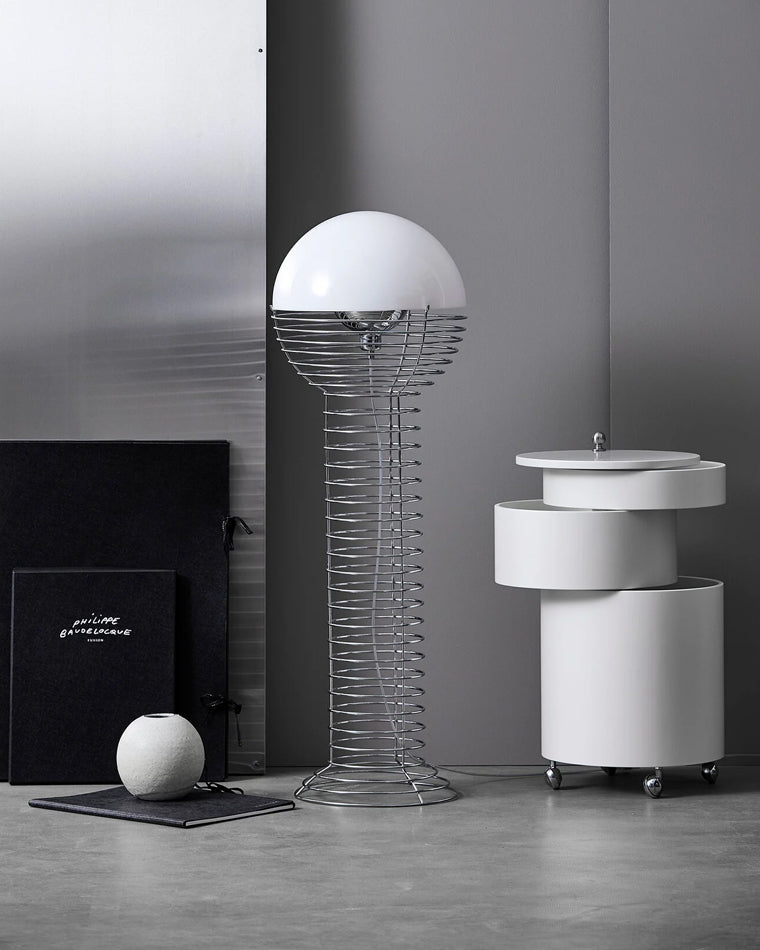 Candeeiro de Pé Wire - Branco